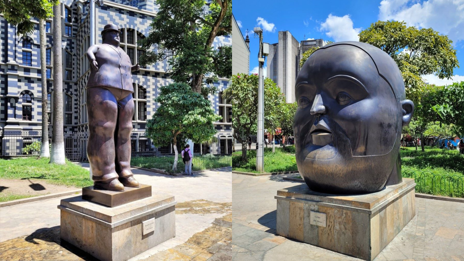 Descubre la majestuosidad de la Plaza Botero, el único espacio al aire libre con 23 esculturas del maestro Fernando Botero.