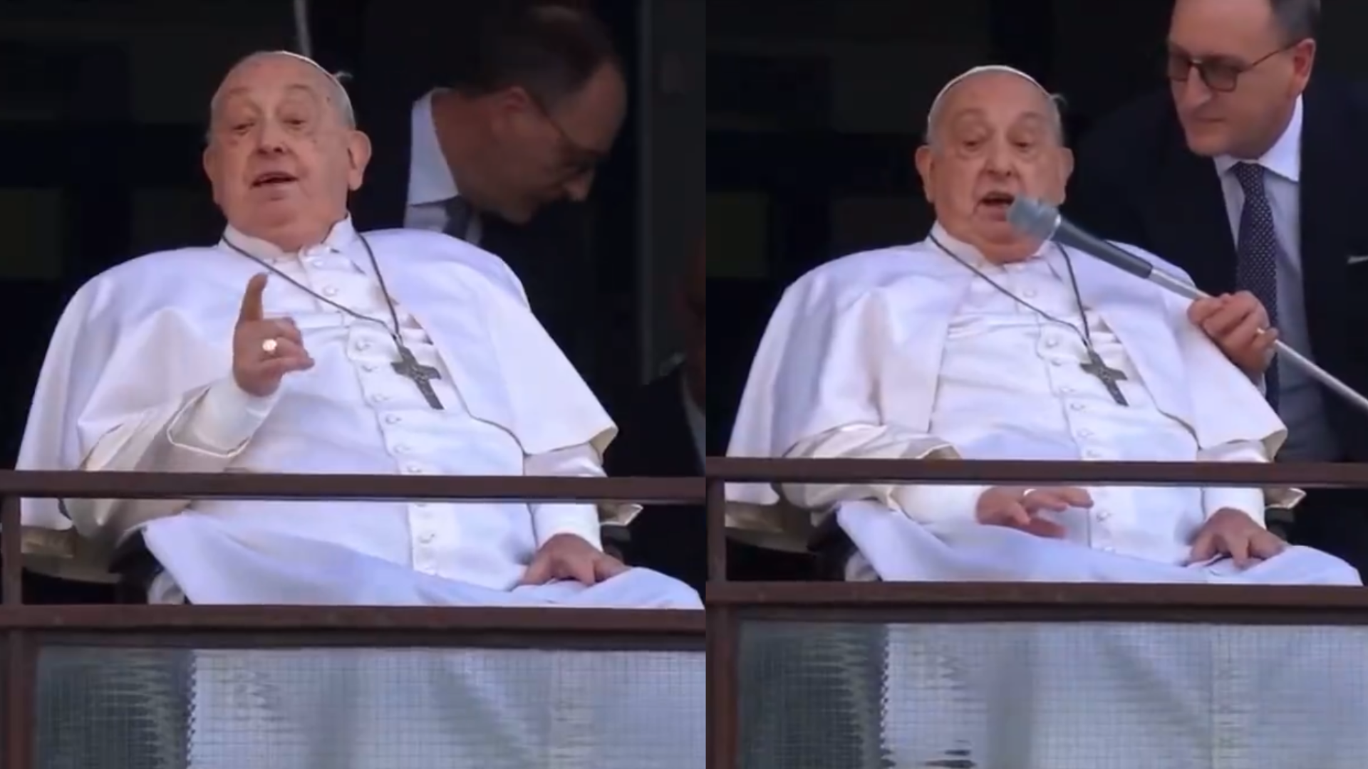EN VIDEO: las primeras palabras del papa Francisco tras ser dado de alta