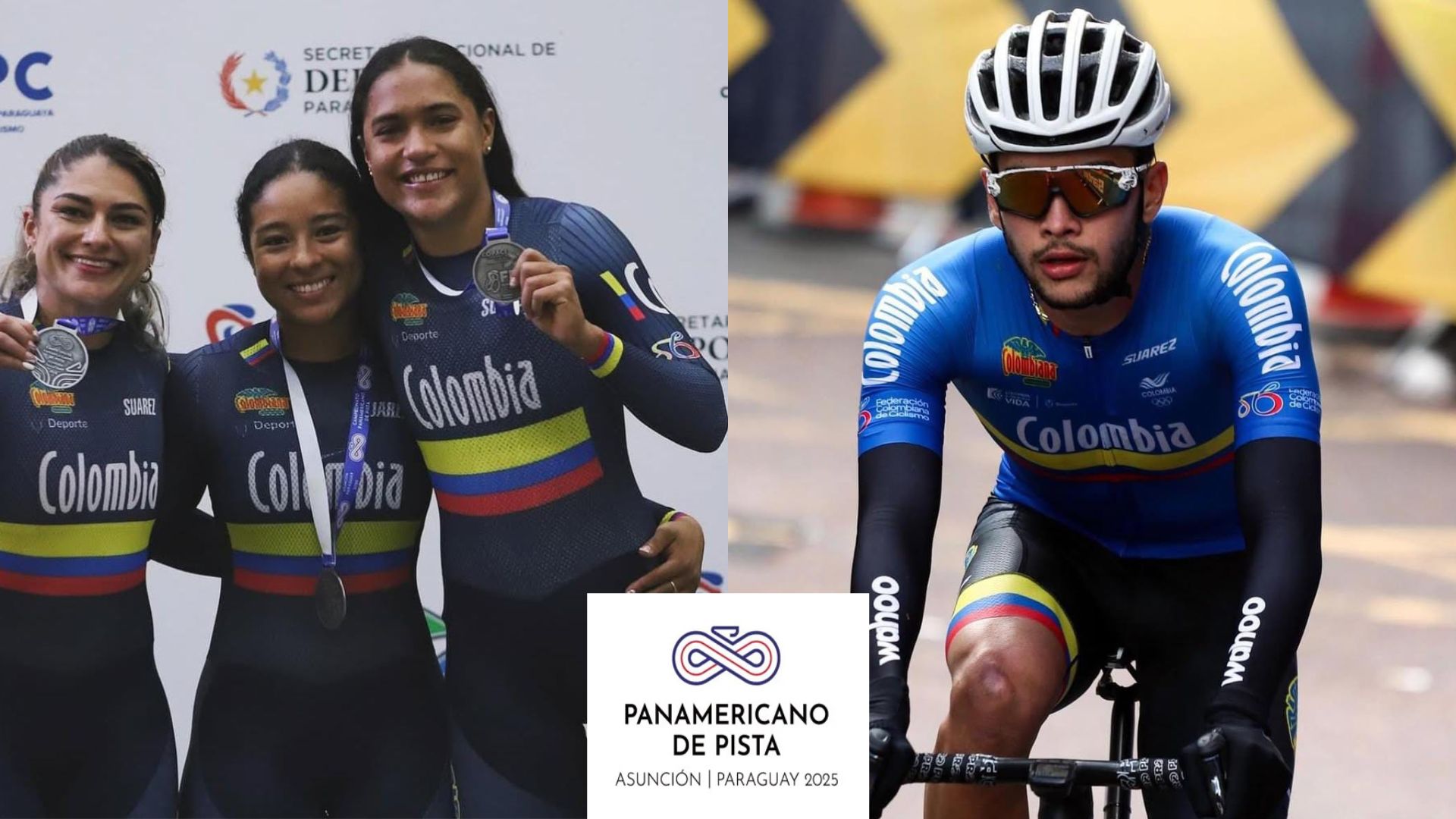 Estos son los deportistas antioqueños que han ganado medallas en el Panamericano de Pista en Paraguay