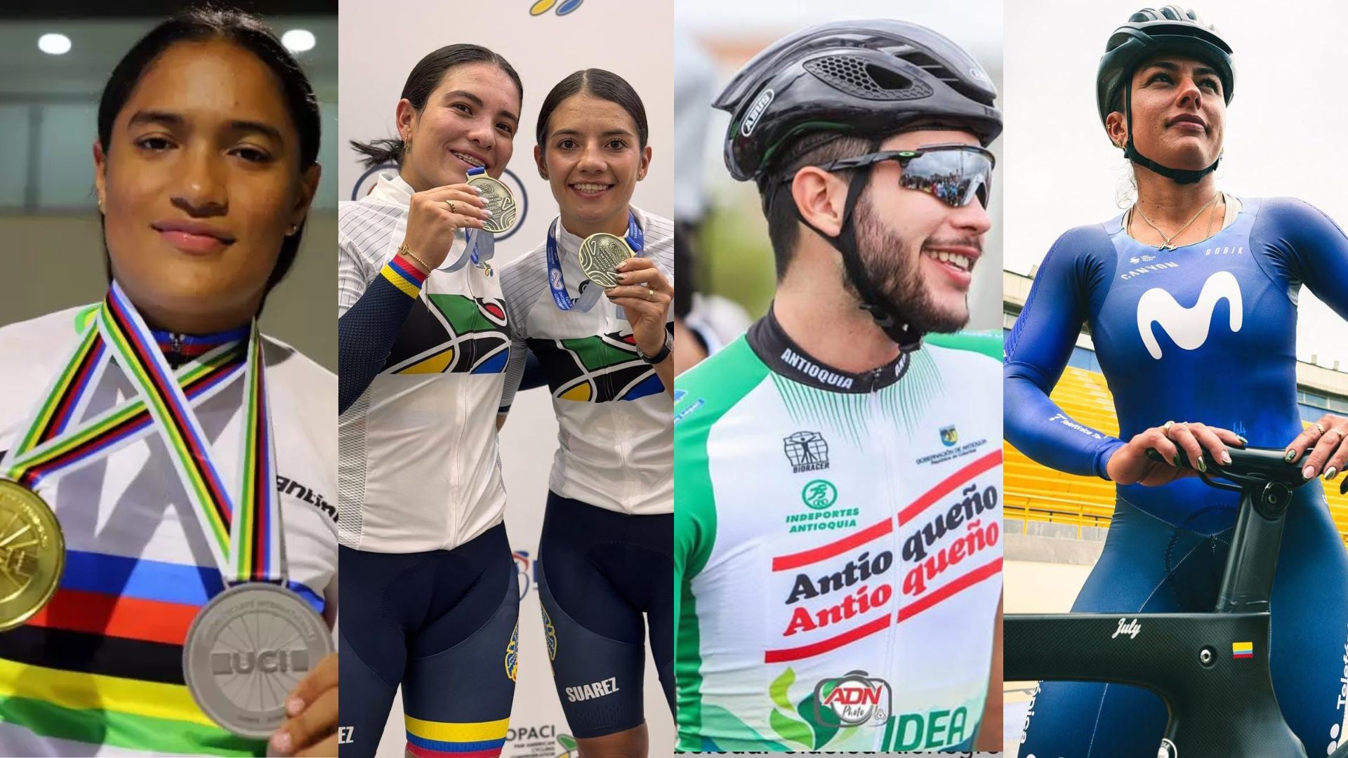 Estos fueron los deportistas antioqueños que brillaron en el Panamericano de Ciclismo 2025