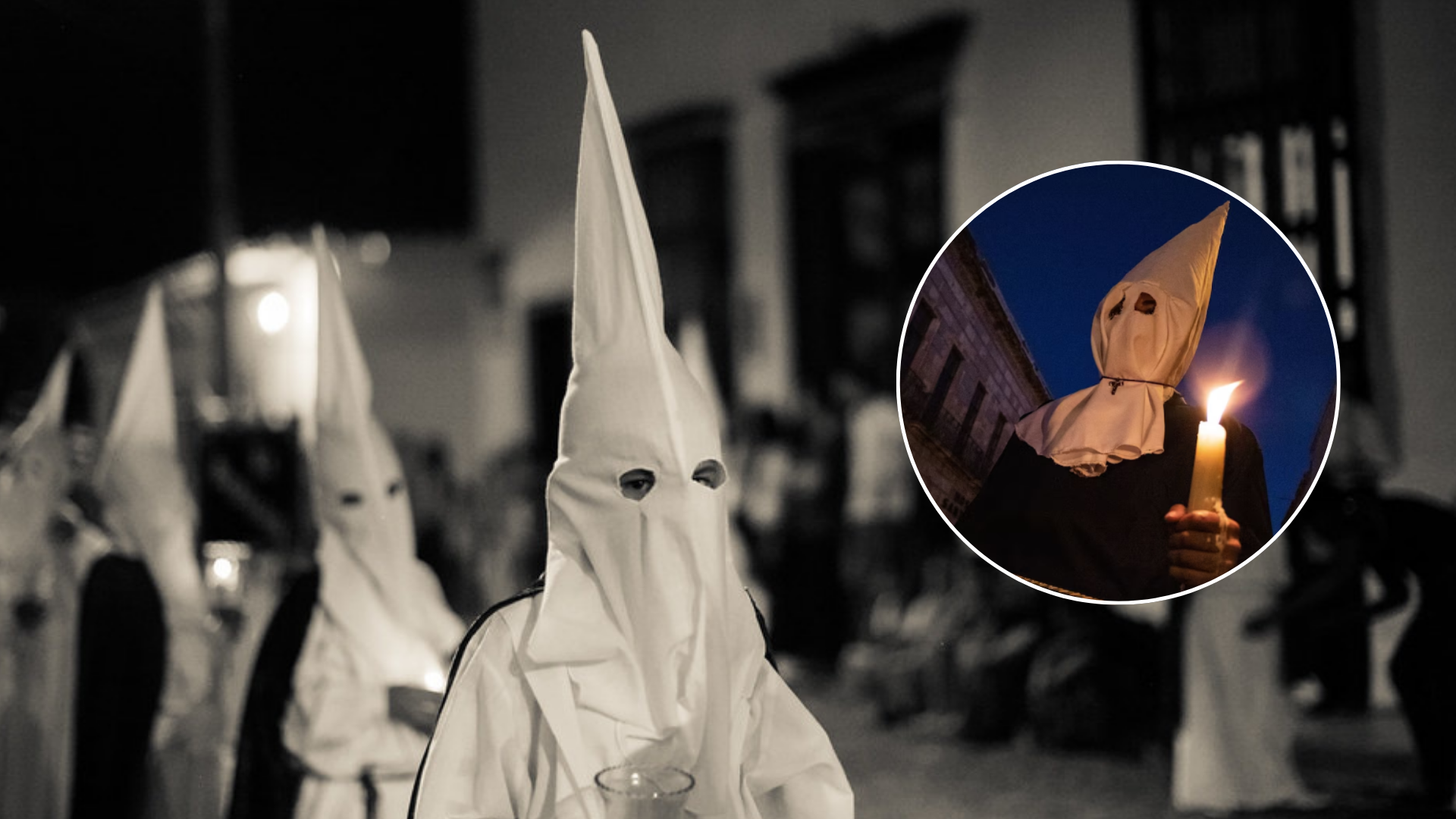 El traje de Semana Santa que genera temor en los creyentes, ¿cuál es su significado?