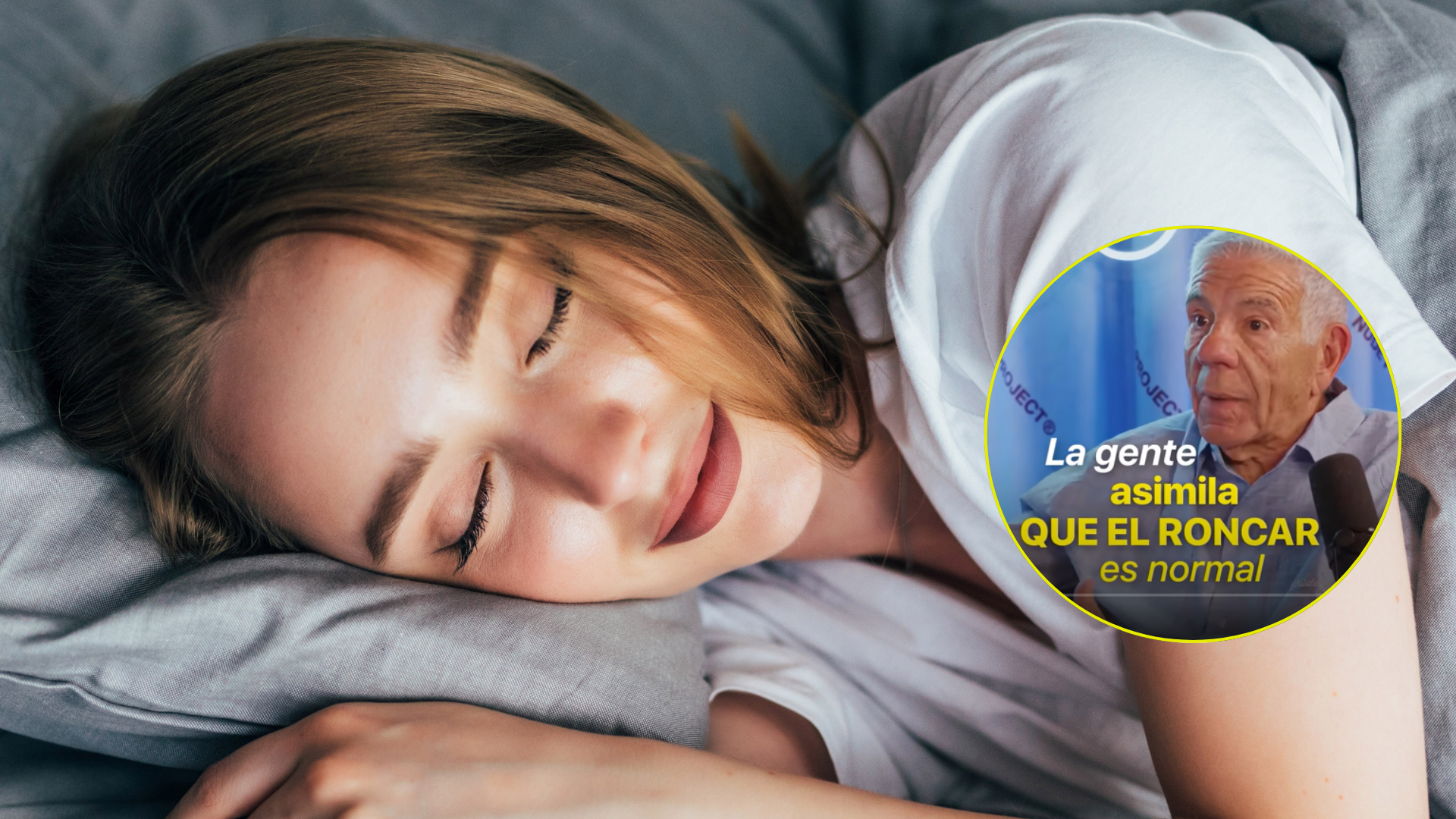 ¿Es posible dejar de roncar? El Dr. Eduard Estivill, eminencia en la medicina del sueño, opina sobre esto