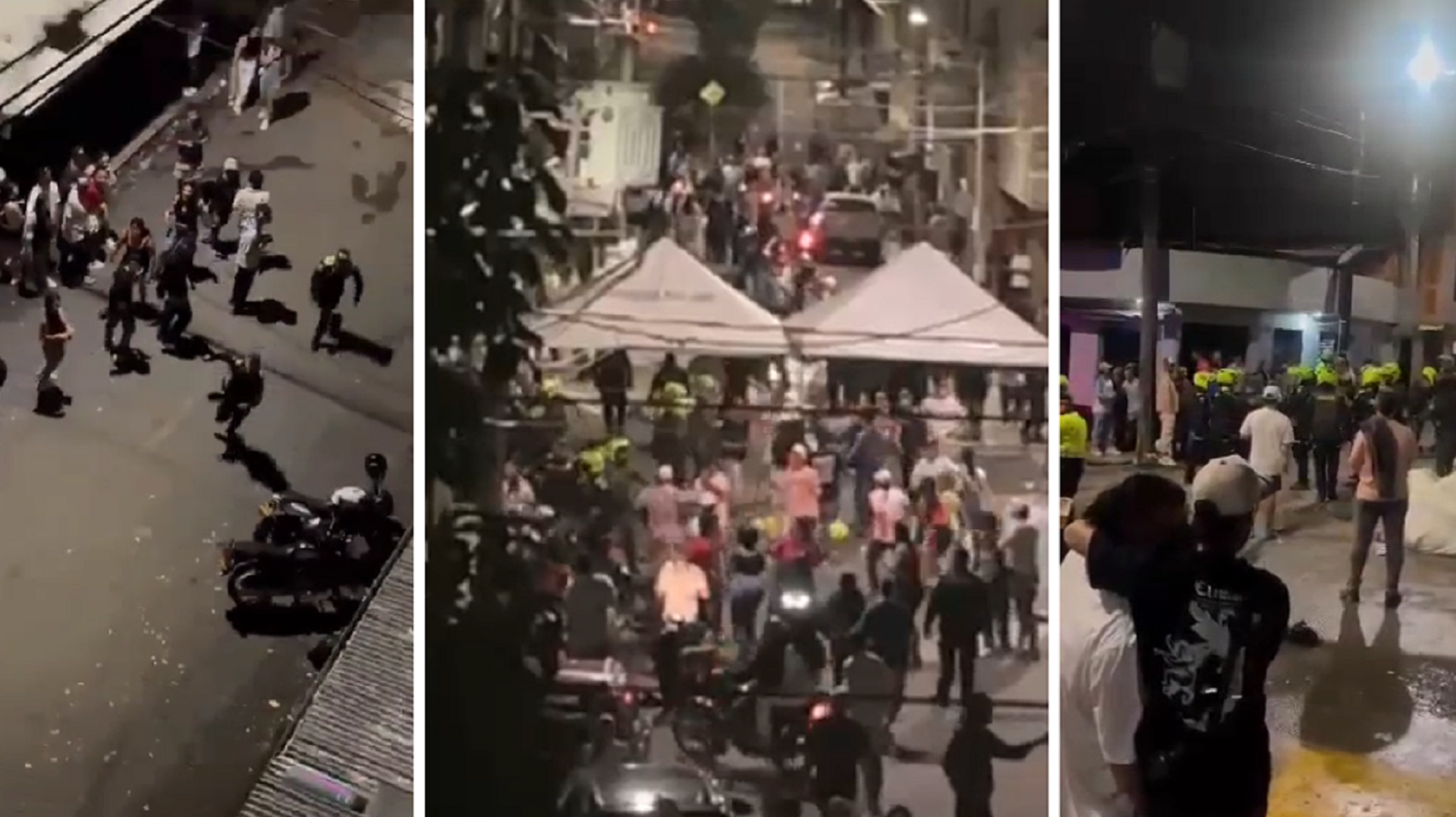 En video quedó la monumental riña que se presentó en Barbosa, aquí el balance de heridos y detenidos