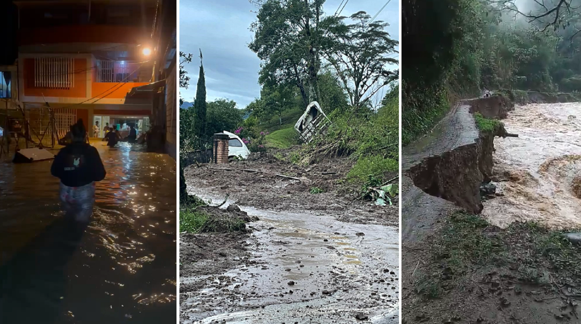 Invierno en Antioquia: Un muerto en Jardín, un desaparecido en Santa Bárbara y 3.800 damnificados en La Pintada