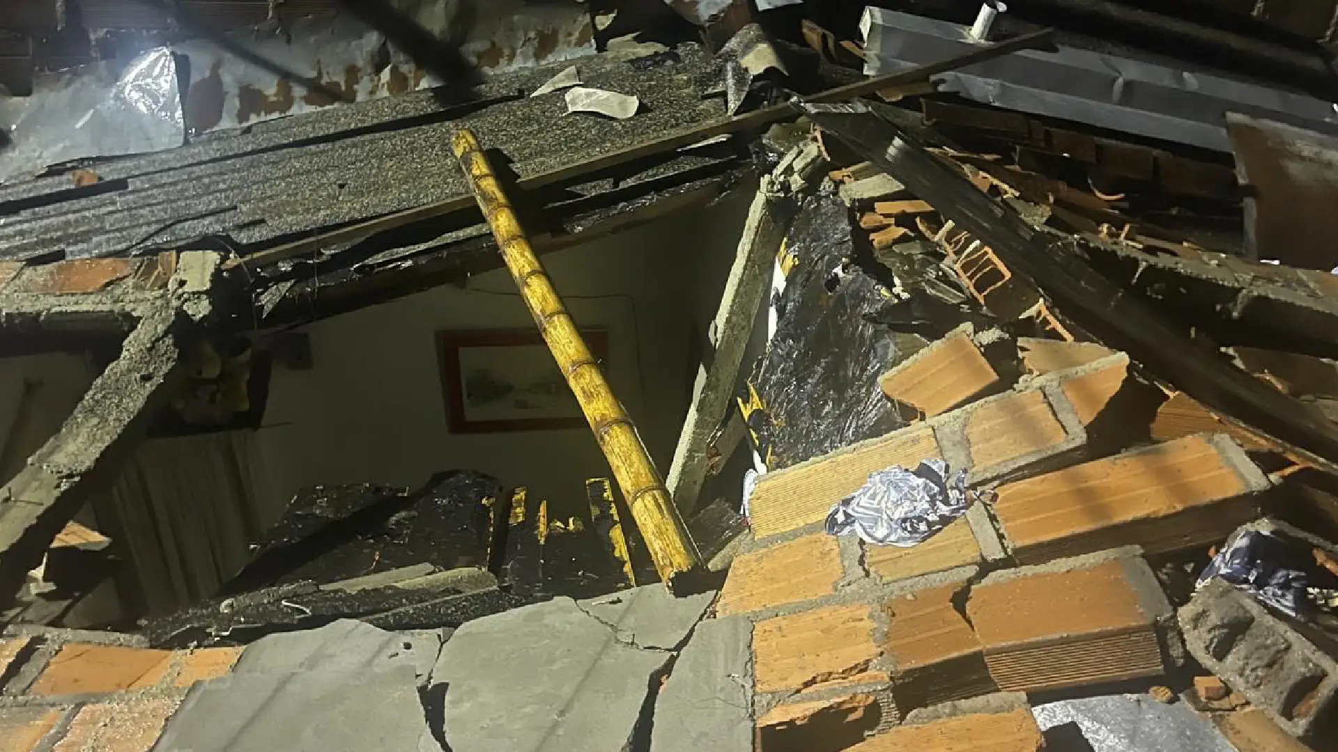 En fotos: Fuerte vendaval en Venecia provocó colapso de 2 casas; ni el Santuario San José se salvó