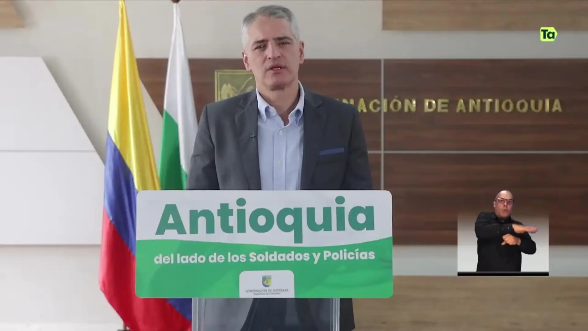 “A los criminales los han tratado con caminos de rosas, mientras que a los ciudadanos nos han tocado las espinas: gobernador Rendón Cardona