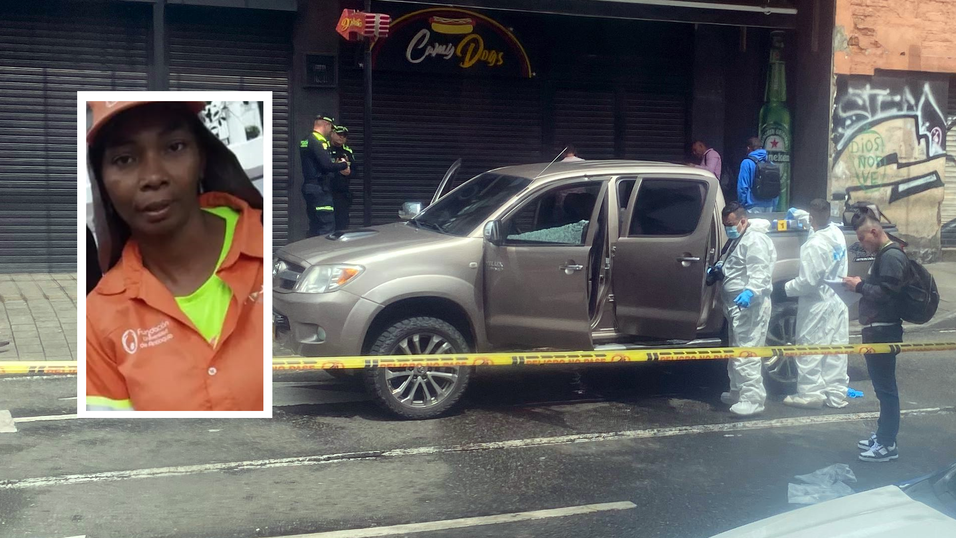 Así era Flor Mar, la ’escobita’ asesinada por bala pérdida de sicario de Medellín