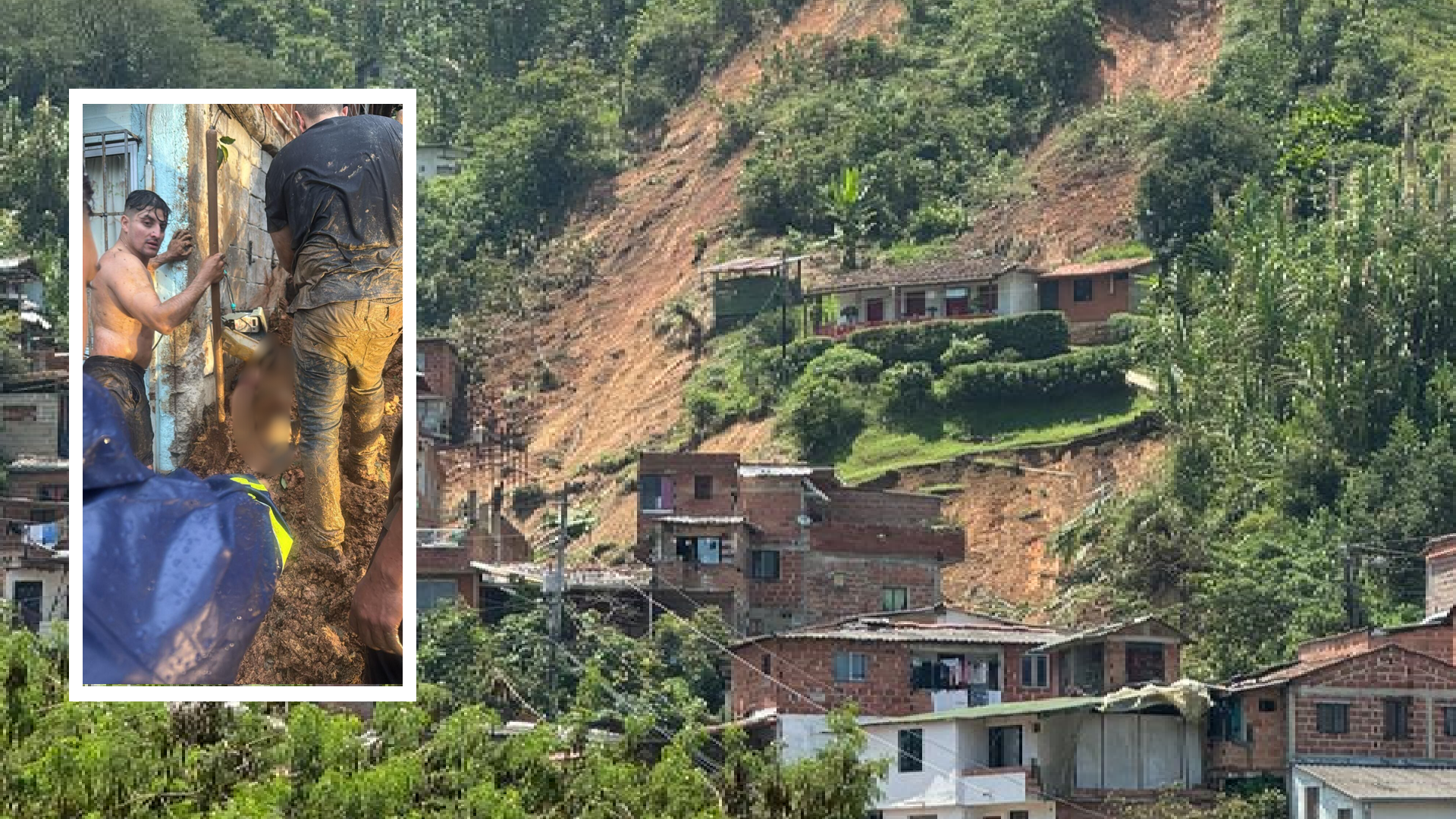 Los duros relatos de los sobrevivientes de derrumbe en Sabaneta narración
