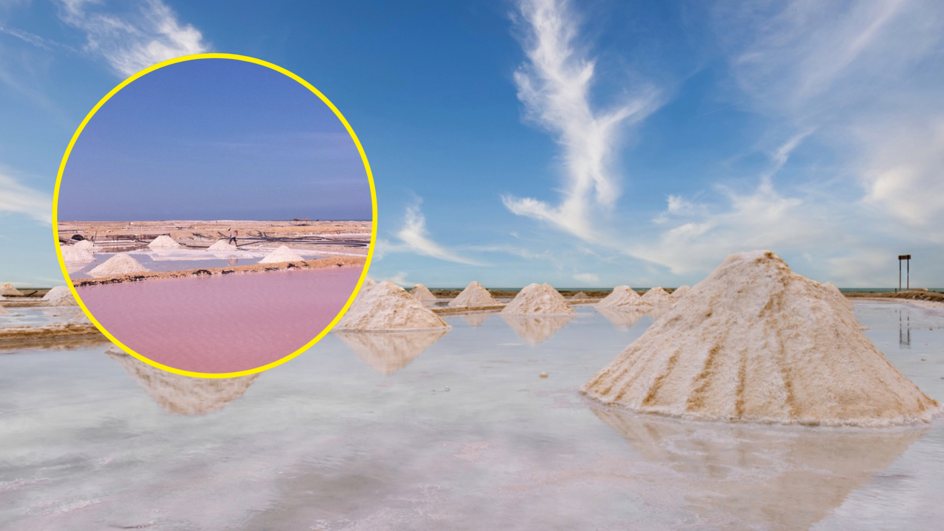 ¿Sabías que puedes ver sal rosa en Colombia? Descubre este paisaje surreal que parece salido de otro mundo.