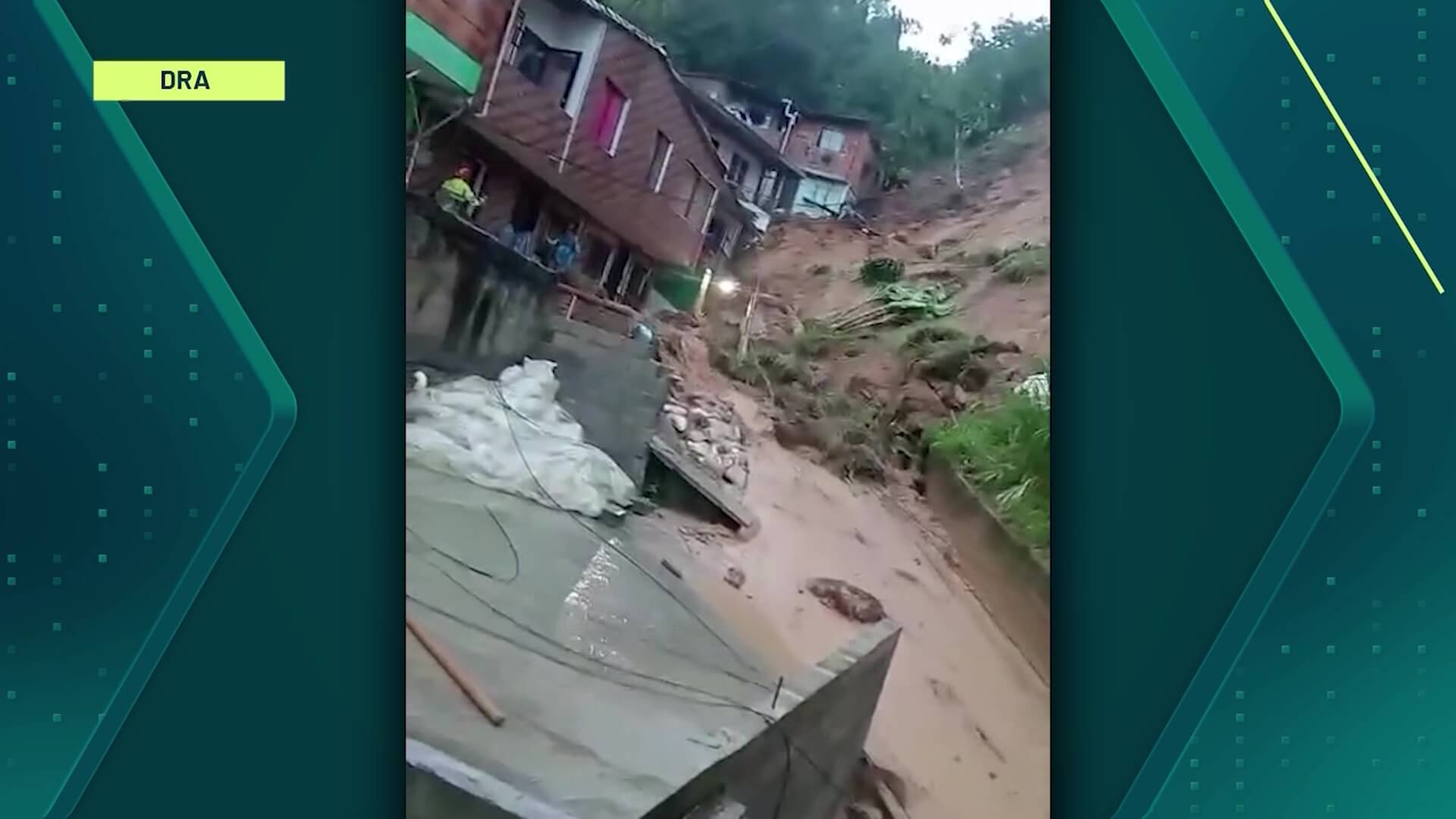Siete personas muertas tras movimiento en masa en Sabaneta