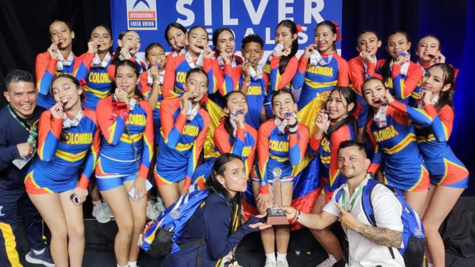En el Campeonato Mundial de Cheerleading, Colombia obtuvo medalla de plata en la categoría de Youth Coed Median y el bronce en Junior Coed Advanced.