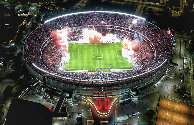 Estadios propios más grandes. Más Monumental.