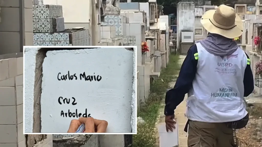 El cuerpo de Carlos Mario Cruz Arboleda finalmente fueron depositados por sus familiares en una bóveda del cementerio de Segovia.