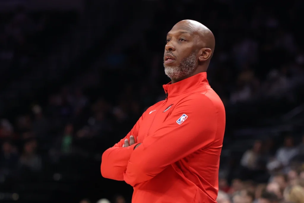 Chauncey Billups, entrenador de los Portland Trail Blazers de la NBA.