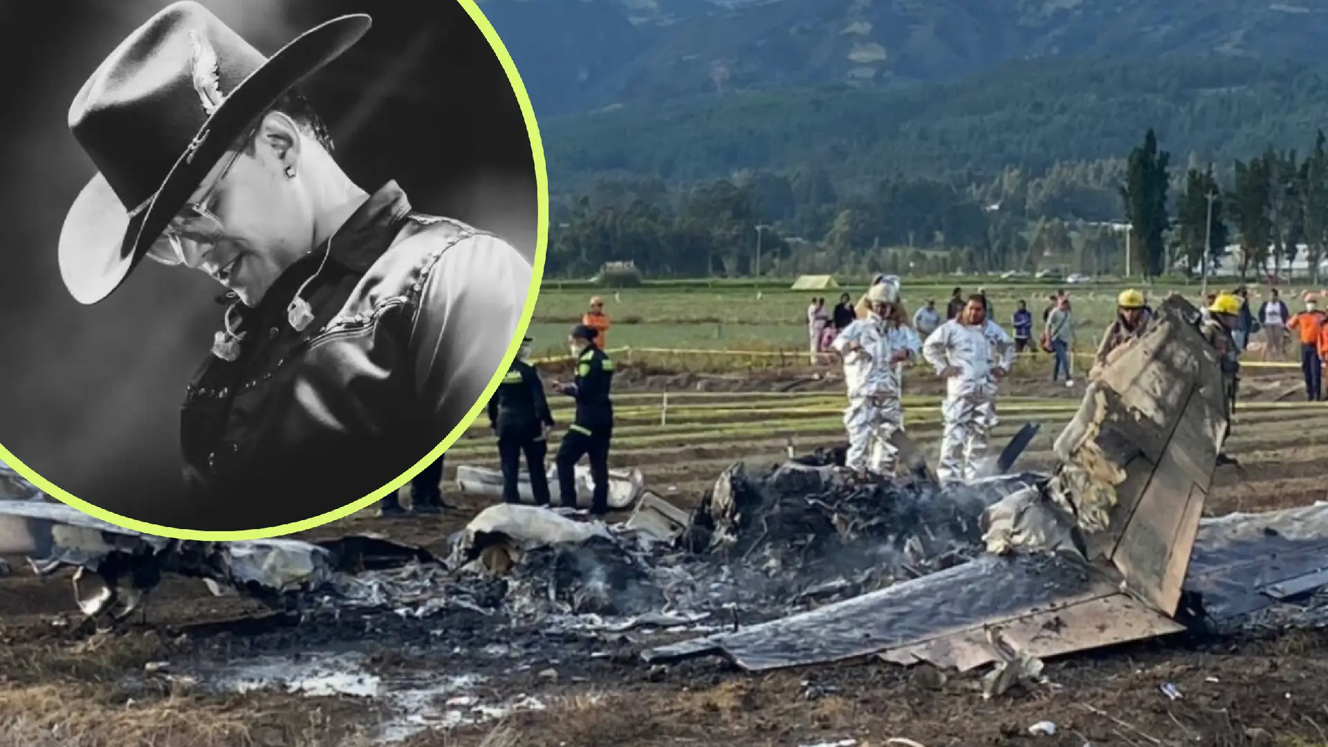 Revelan video del momento exacto de la caída de la avioneta en la que  viajaba Yeison Jiménez; el motor de la aeronave se "apagó dos veces" antes  de caer, según un testigo