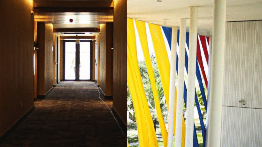 Pasillos y exteriores del nuevo hotel de la Federación Colombiana de Fútbol. Tomado de FCF.