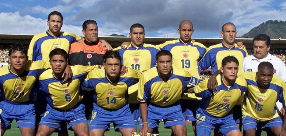 Selección Colombia en la Copa América 2001. Foto: AFP. Antioquia, cuna de campeones.