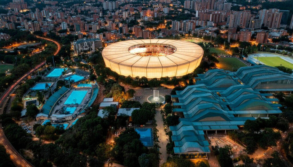 Proyección del estadio Atanasio Girardot para el 2027. Imagen de la Alcaldía de Medellín.