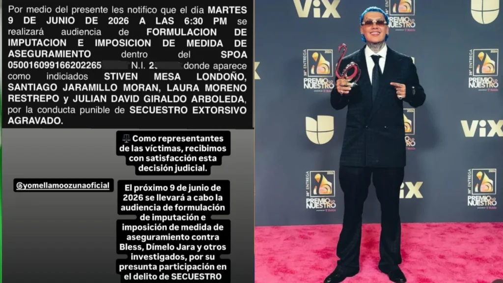 El abogado de la víctima confirmó la citación en sus redes sociales. Fotos: Instagram.