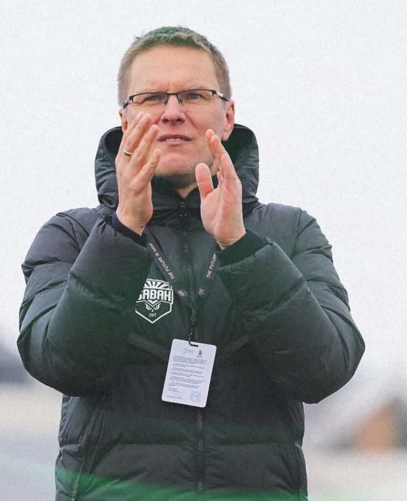 Valdas Dambrauskas, técnico de Sabah FK. Foto: FK Kauno Žalgiris.