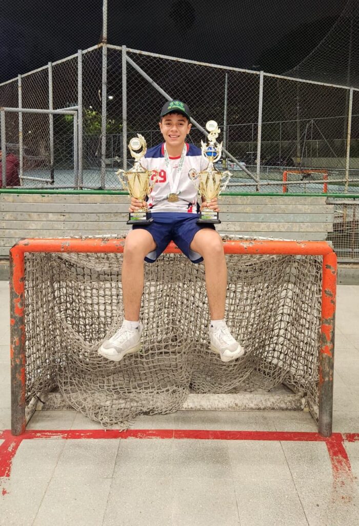 Tomás continuó el legado de los Carvalho en el hockey antioqueño. Cortesía familia Carvalho.